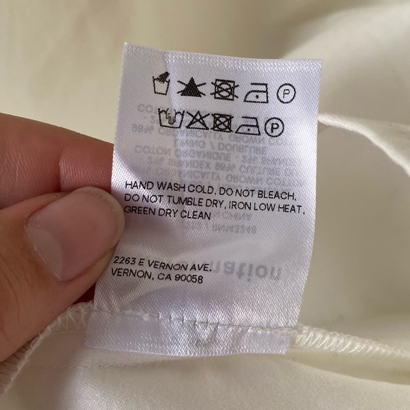 Reformation Liah Dress in White Tie Back NEW - Picture 8 of 10